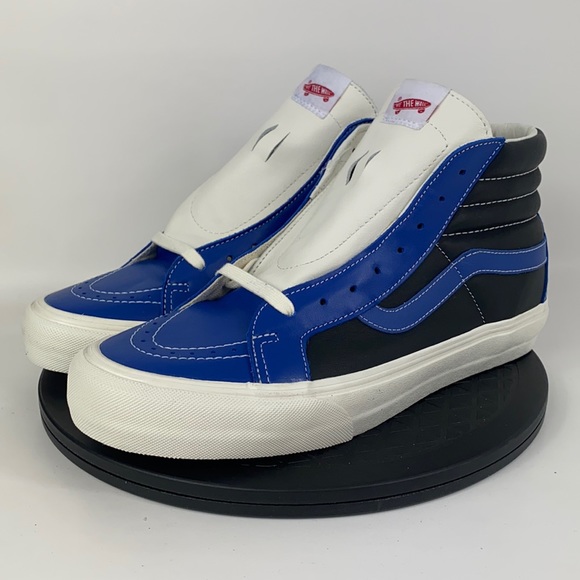 Vans Vault Sk8-Hi Reissue VI VLT LX Blue/Black Leather Men's Size - Main Image